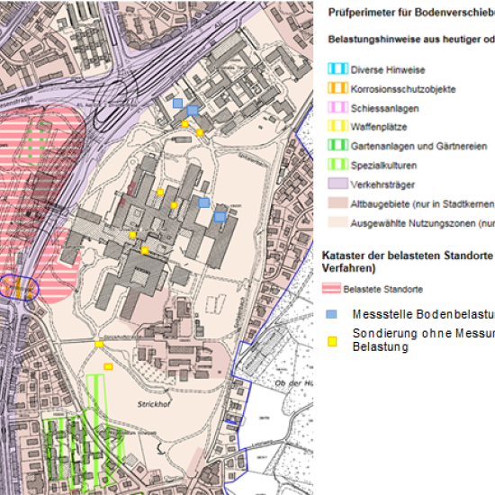 Umweltnotiz: Gebietsplanung Campus Irchel (ZH), Universitt Zrich 7