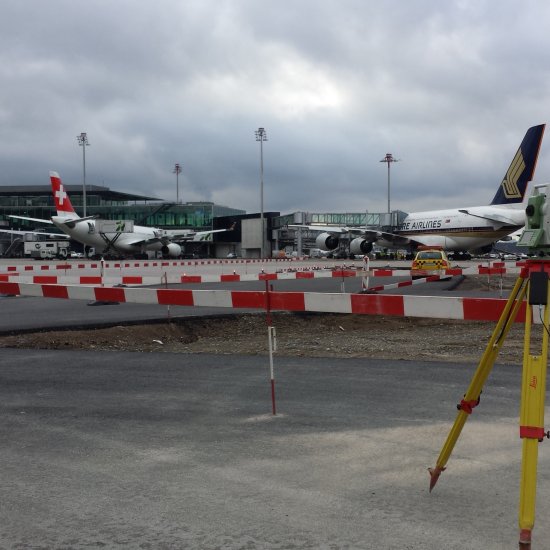 Ingenieurvermessung / Flughafen Zrich - Stands Echo Nord 